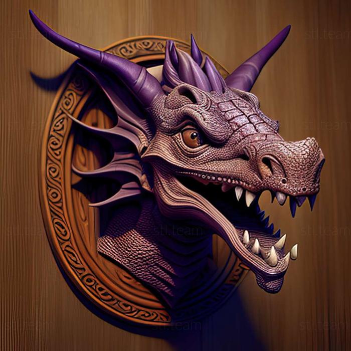 3D model Spyro the Dragon game (STL)